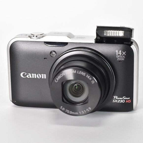 Canon Powershot SX230 HS Digital Camera 12.1MP 14x Zoom HD Video GPS 128GB SD - Picture 2 of 16